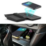 Car Qi Standard Wireless Charger 15W Quick Charging For Subaru Xv 2018-2021 Left Driving
