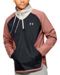 Men's Ua Stretch Woven Zip Jacket - Cedar Brown 3XL