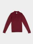 Knit Sportshirt - Berry - Berry XXL
