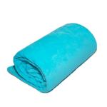 Hemmed Coral Fleece Blankets - Various Colours & Sizes - Size: 200 Cm X 150 Cm Turquoise