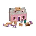 Melissa Fold And Go Wooden Doll House