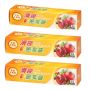 50 Piece - Ziplock Food Storage Bags Combo - Multicolor