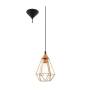 Tarbes P689C Pendant 1 Light Copper 175MM X 264MM