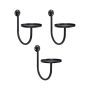 3 Pieces Wall Mounted Plant Holder Metal Planters For Indoor Outdoor Plants