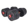 Everlast 40KG Vinyl Barbell & Dumbbell Set