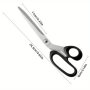 Professional Stainless Steel Tailor's Scissors - Precision Fabric & Needlework Cutting Tool