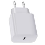 Xy Pd 25W Usb-c Type-c Single-port Travel Charger For Samsung Devices Fast Charging Eu Plug White