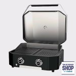 Cozze Plancha 600 With Lid And 2 Burners With Regulator
