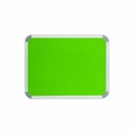 Info Board Aluminium Frame - 600 450MM - Lime Green