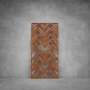 Laser Cut Screen - Design 136 - 2000 X 1000 X 20 / Rust Coat / Indoor