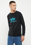 Alpha Industries Alpha Logo Crew - Black