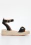 Madison Lettie Espadrille Sandal - Black