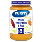 Purity Mixed Vegetables & Rice 8 Months 200ML