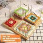 1pc Bamboo Crochet Blocking Board - Wooden Knitting Shaping Tool For All Seasons White