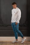 Long Sleeve Vagabond Tee In Optic White - L