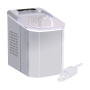 Toxiya Ice-maker Counter-top Ice Maker Machine 8 Mins 9 Bullet Ice - Silver - White