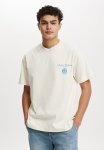 Cotton On Box Fit Graphic T-Shirt - Creampuff members Club Blue