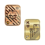 Playing Card Fidget Slider - King