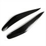 Car Headlight Eyebrows Carbon Fiber Trim Cover Compatible With Universal