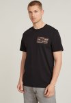 G-star Raw Topography Chest Gr Slim R T - Dk Black
