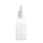 50ML Clear Glass Aromatherapy Bottle With Pipette - White 18 89