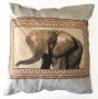 Wildlife Elephant Cushion 45X45