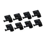 Epson A Set Of 8 Plastic Uv Ink Dampers 4MM For DX5 XP600 With Lock Nuts And O-rings Black