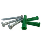 COACH Ifasten Screw M8X60MM & Wall Plug Green 5 Pp Livestainable