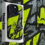 Green Graffiti Style Durable & Stylish Phone Case For IPhone 7/8 X/XS 11/11 Pro/11 Pro Max 12/12 Pro/12 Pro Max 13/13 Pro/13 Pro Max