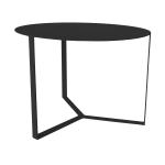 Medium Paul Coffee Table - Sandpaper Black