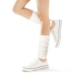 Pt Haahoos Leg Warmers For Women Fashion Leg Warmer 80S Women's Leg Warmers Girls Legwarmers Accessories For Party Sports 1 Whit