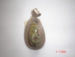 Rhyolite .925 Sterling Silver Pendant