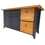 Victoria Kitchen Island - American Ash & South African Pine Spring