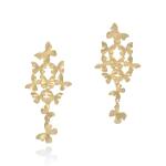 Graded Flight Chandelier Low - 18KT Yellow Gold Vermeil