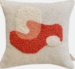 Punch Needle Landscapes Pattern 3 - Burnt Orange Coral & Natural