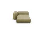 Sofa Daybed L Leather Olive