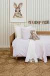 Lilac Gingham Washed Cotton Duvet Cover - Queen