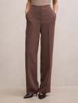 Dani Straight Leg Pants - 16 Choc Martini Suit
