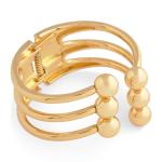 Trinity Gold Bangle Bracelet