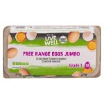 Pnp Live Well Free Range Jumbo Eggs 18 Pack