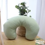 Feeding Pillow Cover Plain Sage Green