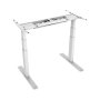 3-STAGE Dual Motor Electric Sit-stand Desk Frame M06-23D - White