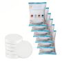 6 Packs Of Large And Thick Compression Bath Towels White