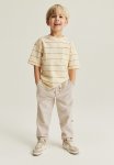 Loose Fit Roll-up Trousers - Light Beige
