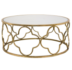 Metal mirror Coffee Table 40 Cm X 92 Cm