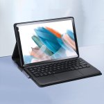 For Samsung Galaxy Tab A8 2021 SM-X205 Detachable Ultrathin Bluetooth Keyboard Leather Case Black