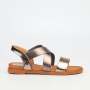 Feet Ladies Ellie 12 Pewter Sandals - Pewter / 8