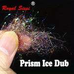 Royal Sissi 1 Bag Unique Colorful Soft Flash Fiber Ice Dub Simulation Nymph Bodies Fly Tying Materials Fishing Accessories