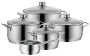 WMF Diadem Plus 9 Piece Stainless Steel Cookware Set