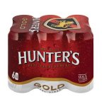 Hunters Gold Cider Can 6 X 440ML